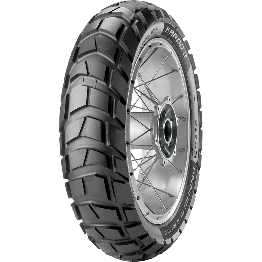 Metzeler Karoo 3 Rear Motorcycle Tire 170/60R-17 (72T)#mpn_2316400